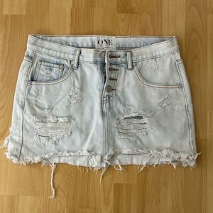One Teaspoon Junkyard mini skirt